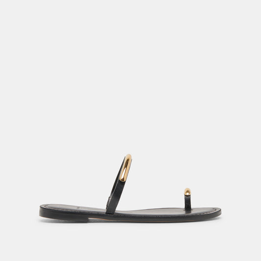 Dolce Vita WINK SANDALS BLACK LEATHER