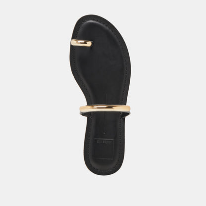Dolce Vita WINK SANDALS BLACK LEATHER