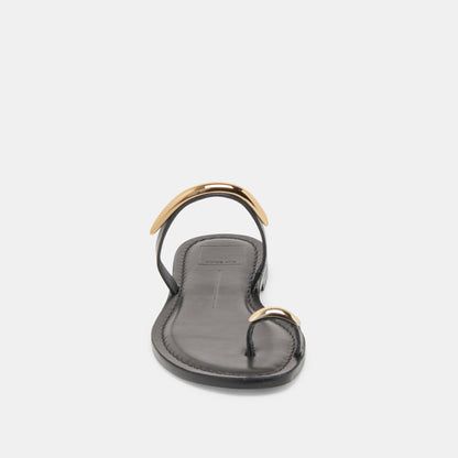 Dolce Vita WINK SANDALS BLACK LEATHER