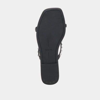 Dolce Vita LUCCA PEARL SANDALS BLACK PEARLS