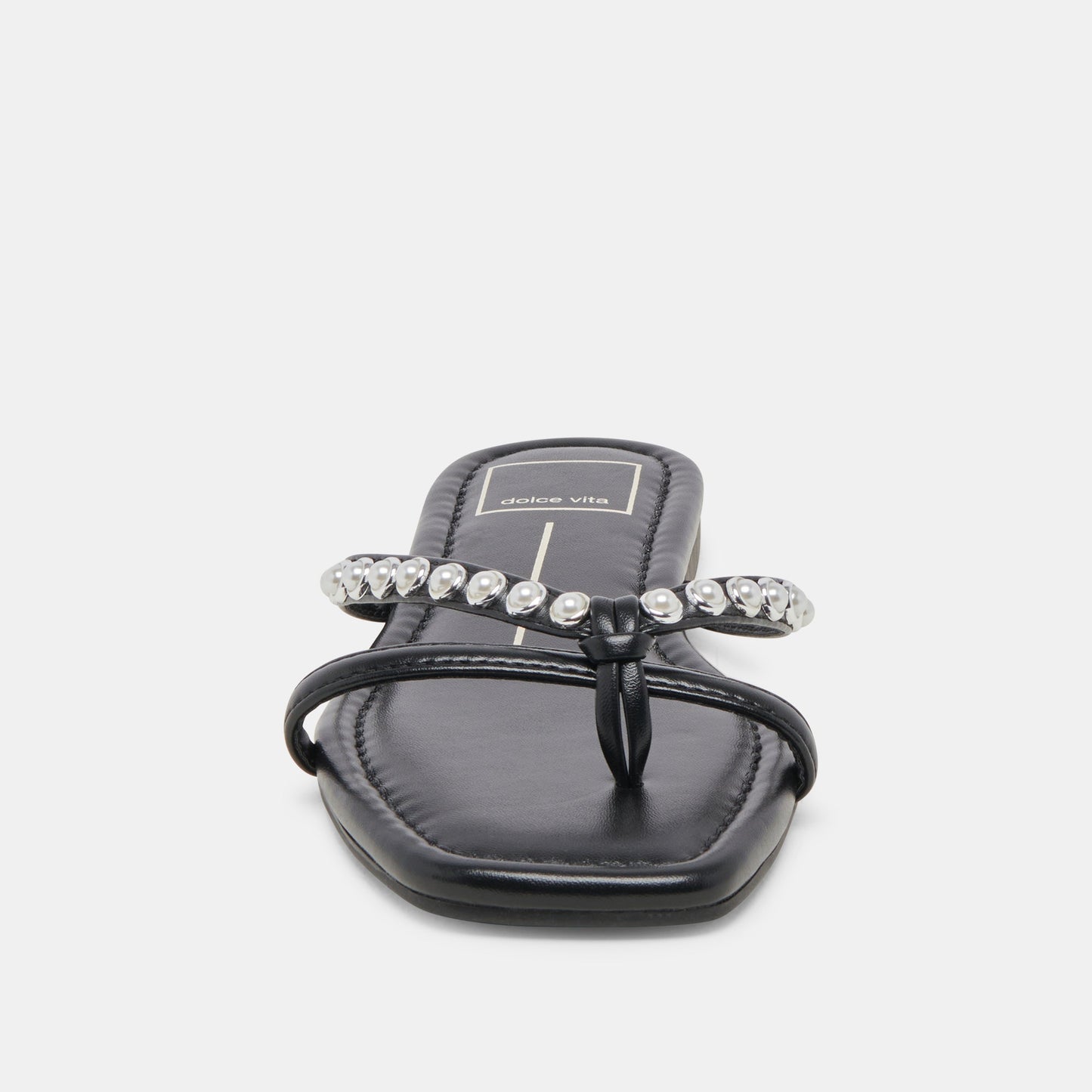 Dolce Vita LUCCA PEARL SANDALS BLACK PEARLS