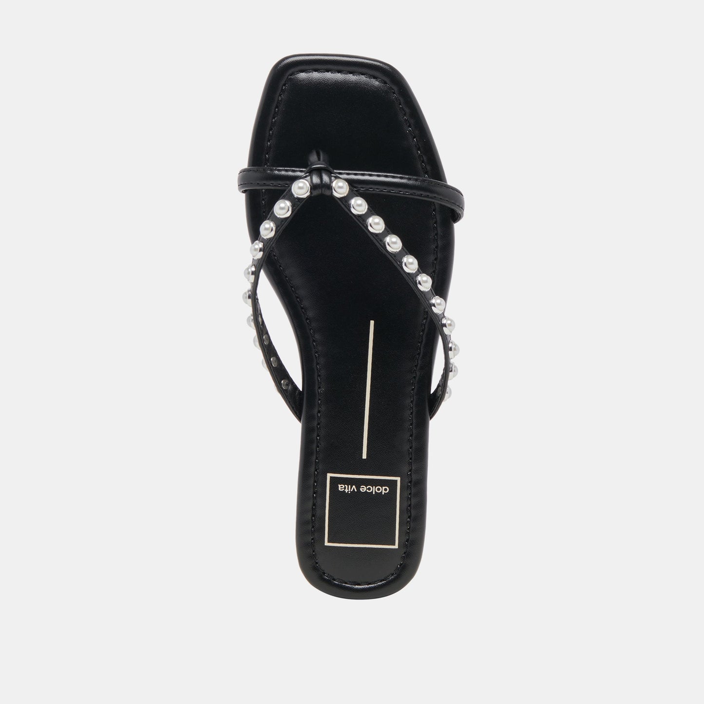 Dolce Vita LUCCA PEARL SANDALS BLACK PEARLS