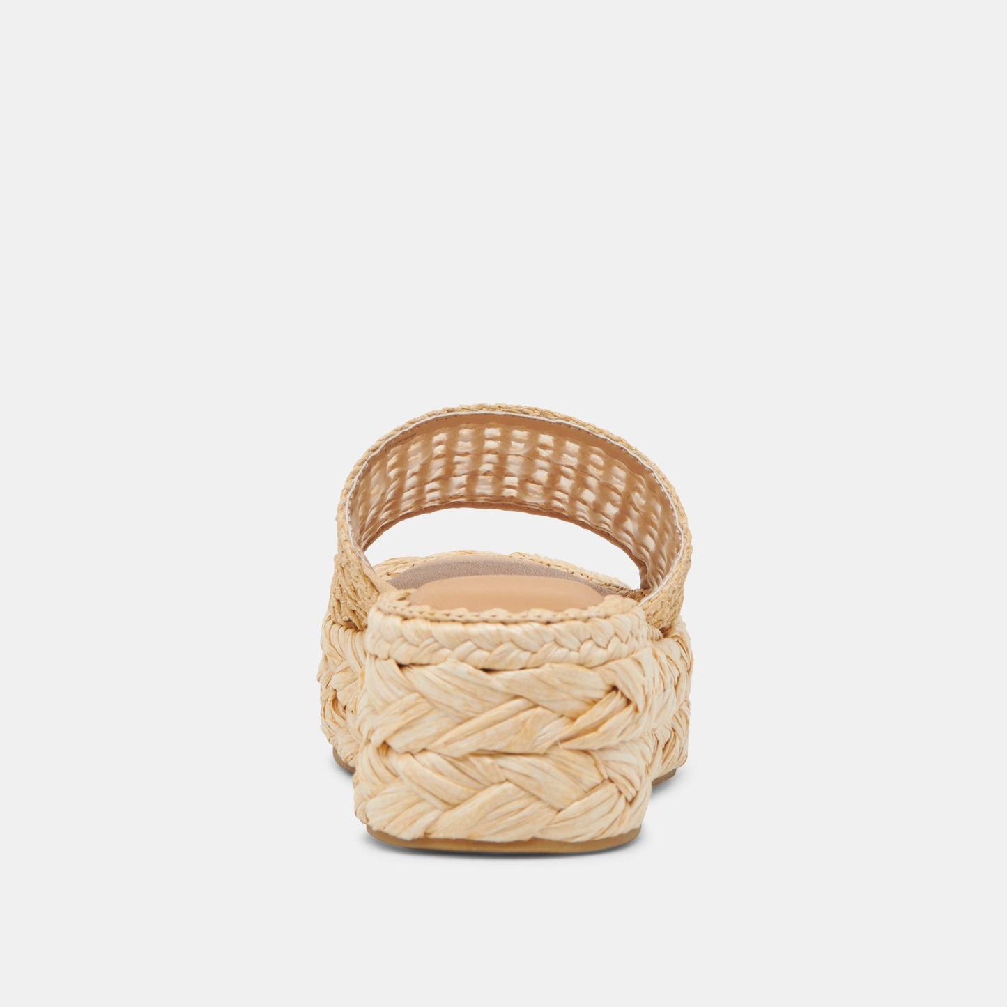 Dolce Vita CHAVI MESH SANDALS NATURAL WOVEN RAFFIA
