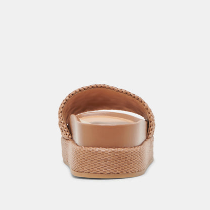 Dolce Vita SIDONA SANDALS BROWN RAFFIA