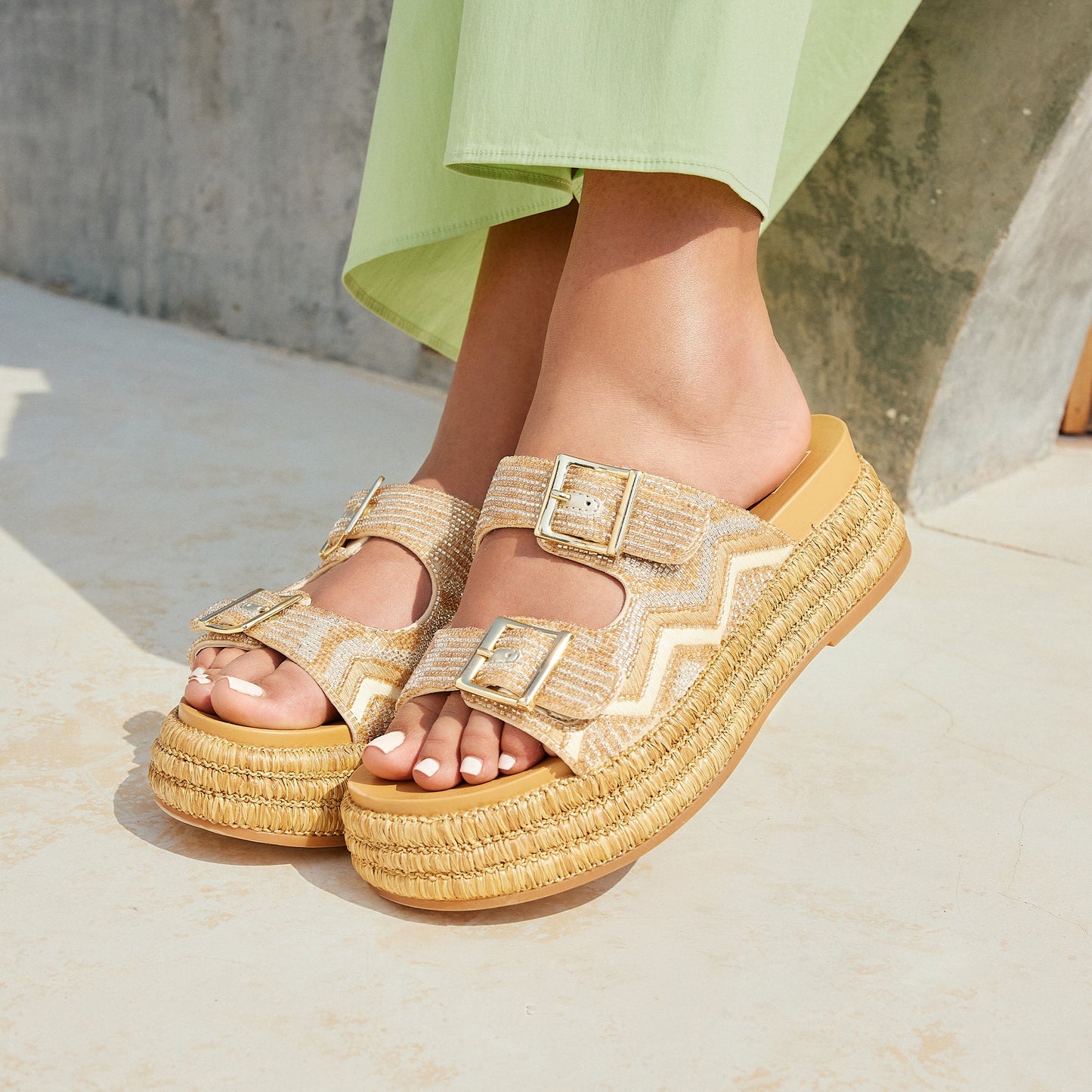 Dolce Vita WIXIE SANDALS GOLD MULTI BEADS