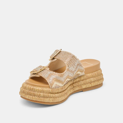 Dolce Vita WIXIE SANDALS GOLD MULTI BEADS