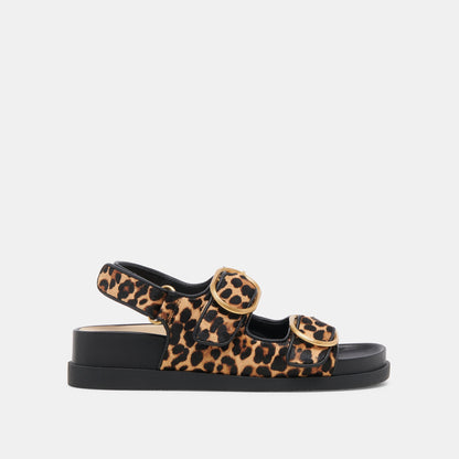 Dolce Vita STARLA SANDALS LEOPARD BLACK CALF HAIR