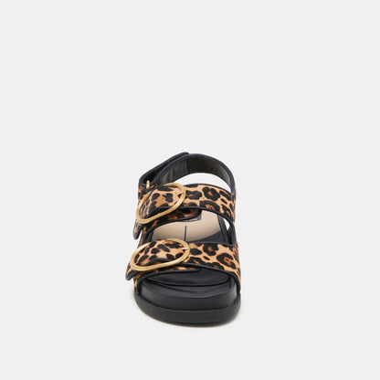 Dolce Vita STARLA SANDALS LEOPARD BLACK CALF HAIR