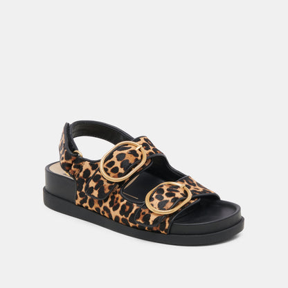 Dolce Vita STARLA SANDALS LEOPARD BLACK CALF HAIR