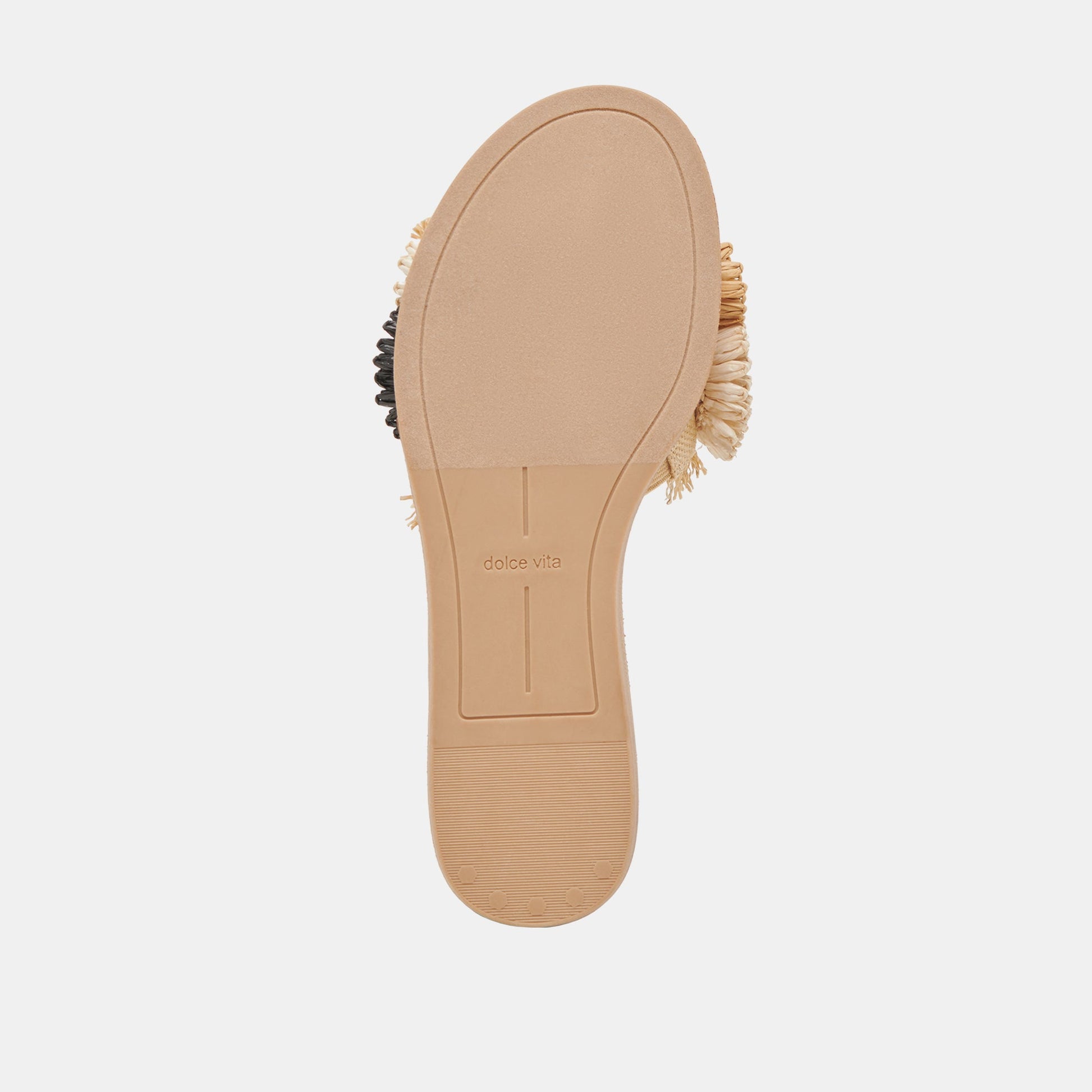 Dolce Vita DANELA SANDALS BLACK NATURAL RAFFIA