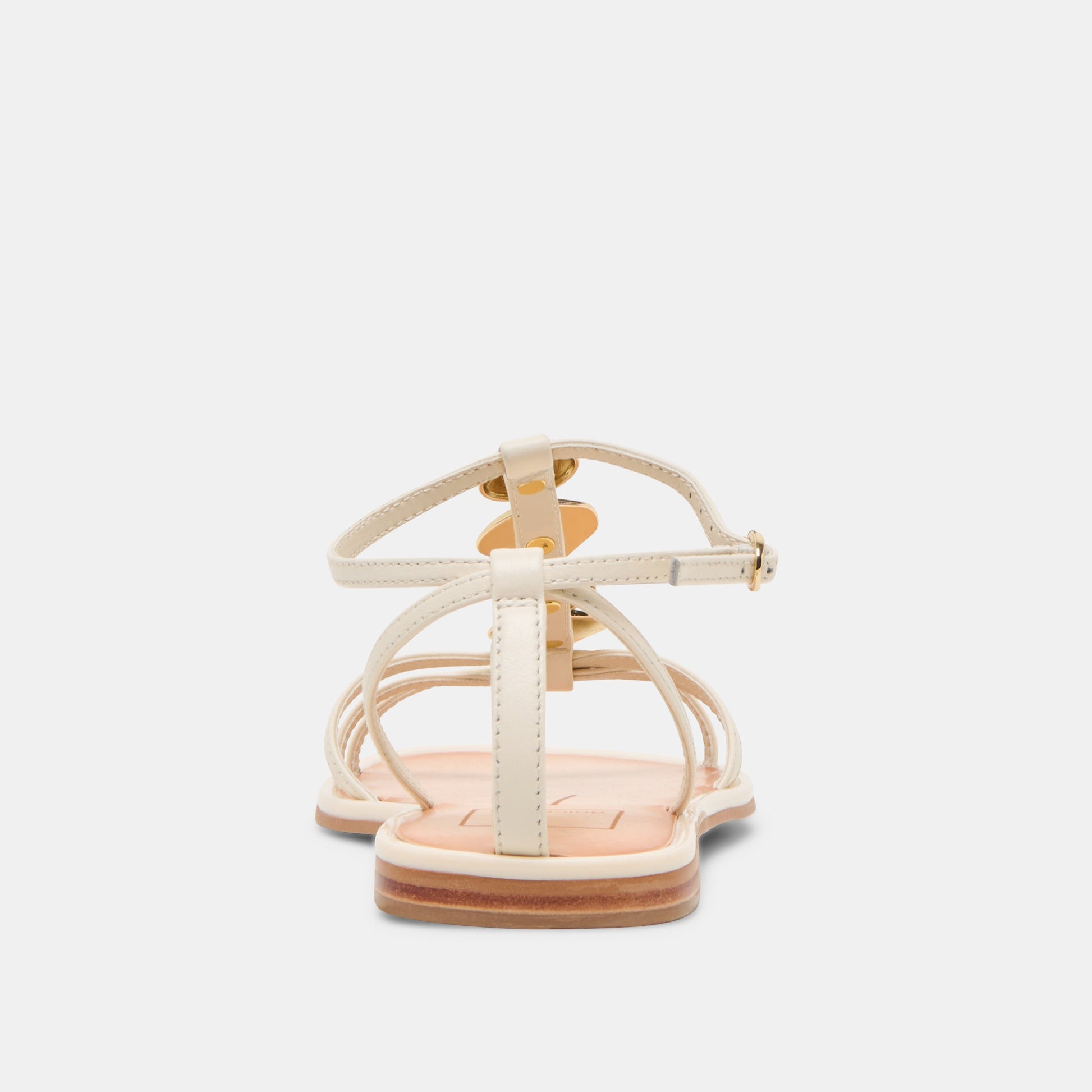 Dolce Vita Faun Off White Leather Sandals