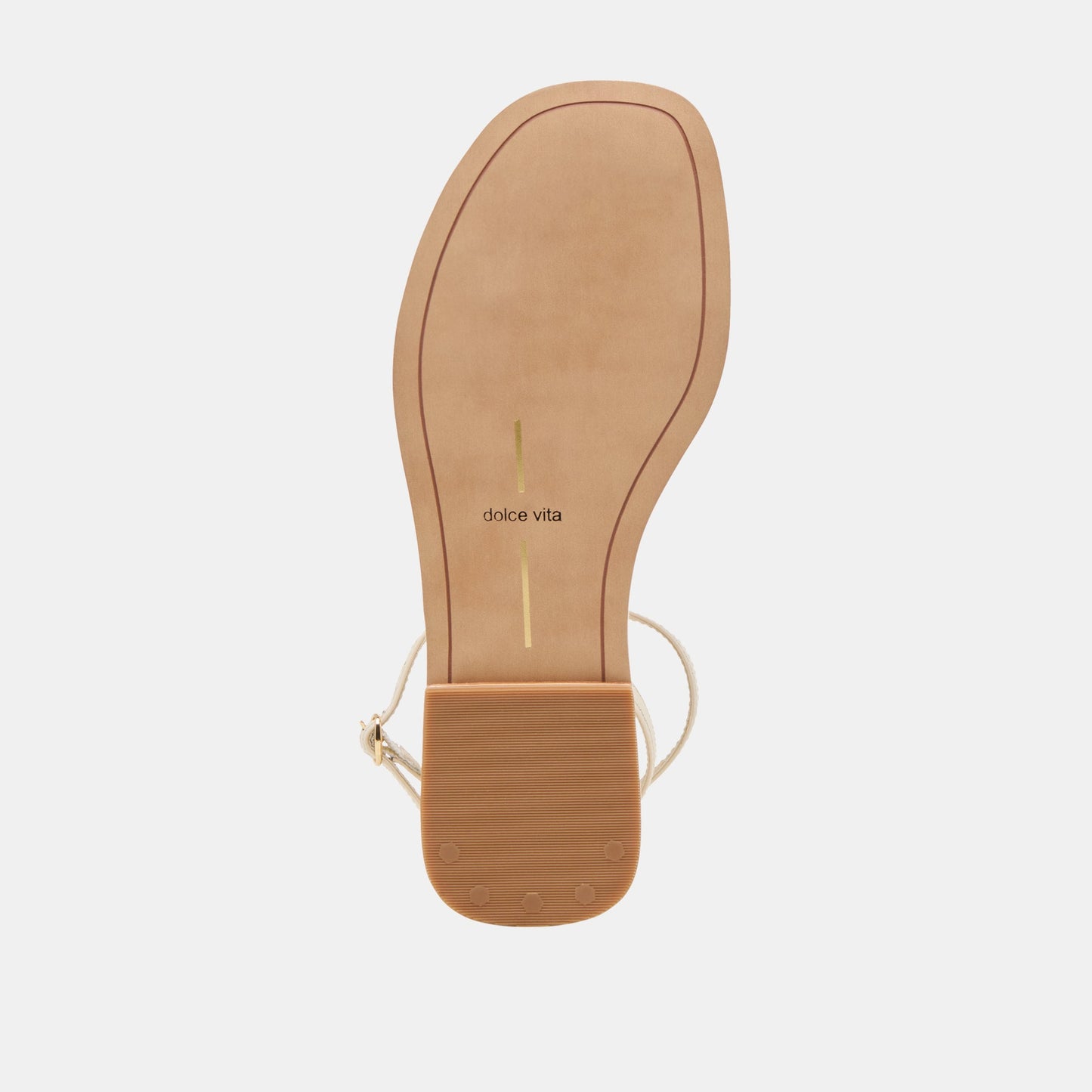 Dolce Vita Faun Off White Leather Sandals