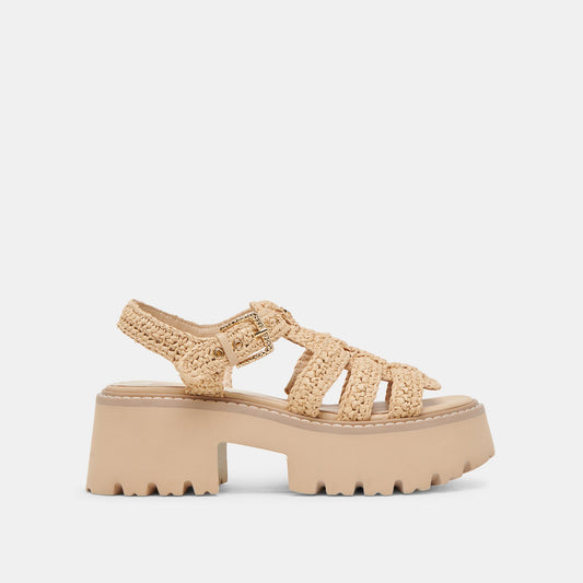 Dolce Vita LATICE SANDALS LT NATURAL KNIT