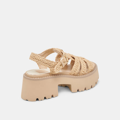 Dolce Vita LATICE SANDALS LT NATURAL KNIT