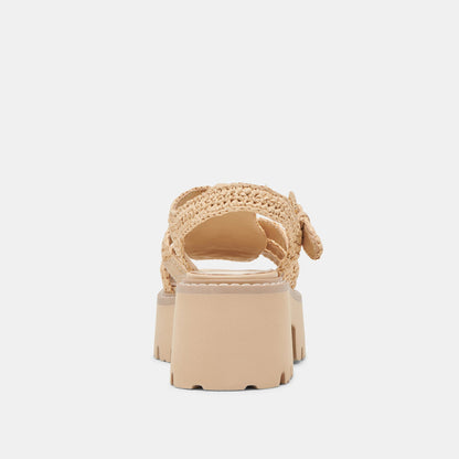 Dolce Vita LATICE SANDALS LT NATURAL KNIT