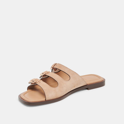 Dolce Vita Fin Tan Suede Sandals