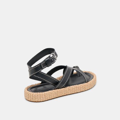 Dolce Vita ROXIE SANDALS BLACK LEATHER