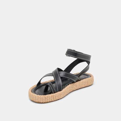 Dolce Vita ROXIE SANDALS BLACK LEATHER