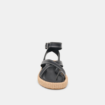 Dolce Vita ROXIE SANDALS BLACK LEATHER
