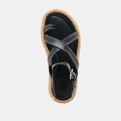 Dolce Vita ROXIE SANDALS BLACK LEATHER
