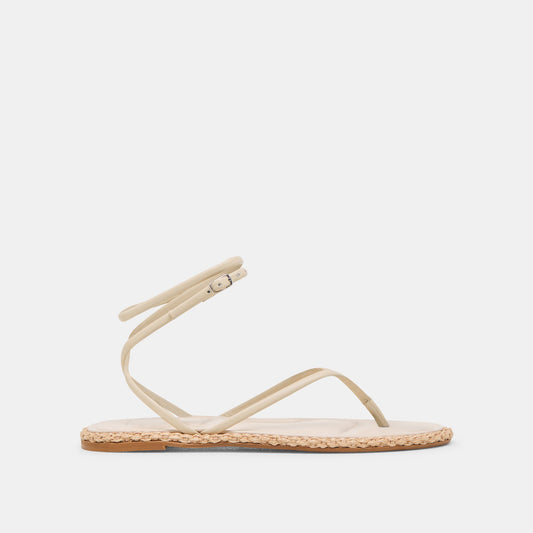 Dolce Vita COVE SANDALS OFF WHITE LEATHER