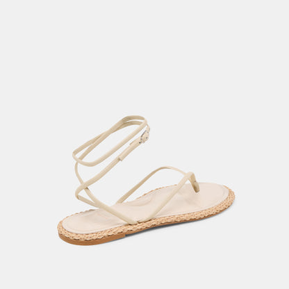Dolce Vita COVE SANDALS OFF WHITE LEATHER