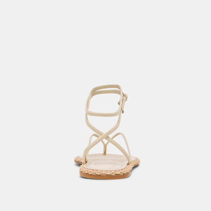 Dolce Vita COVE SANDALS OFF WHITE LEATHER