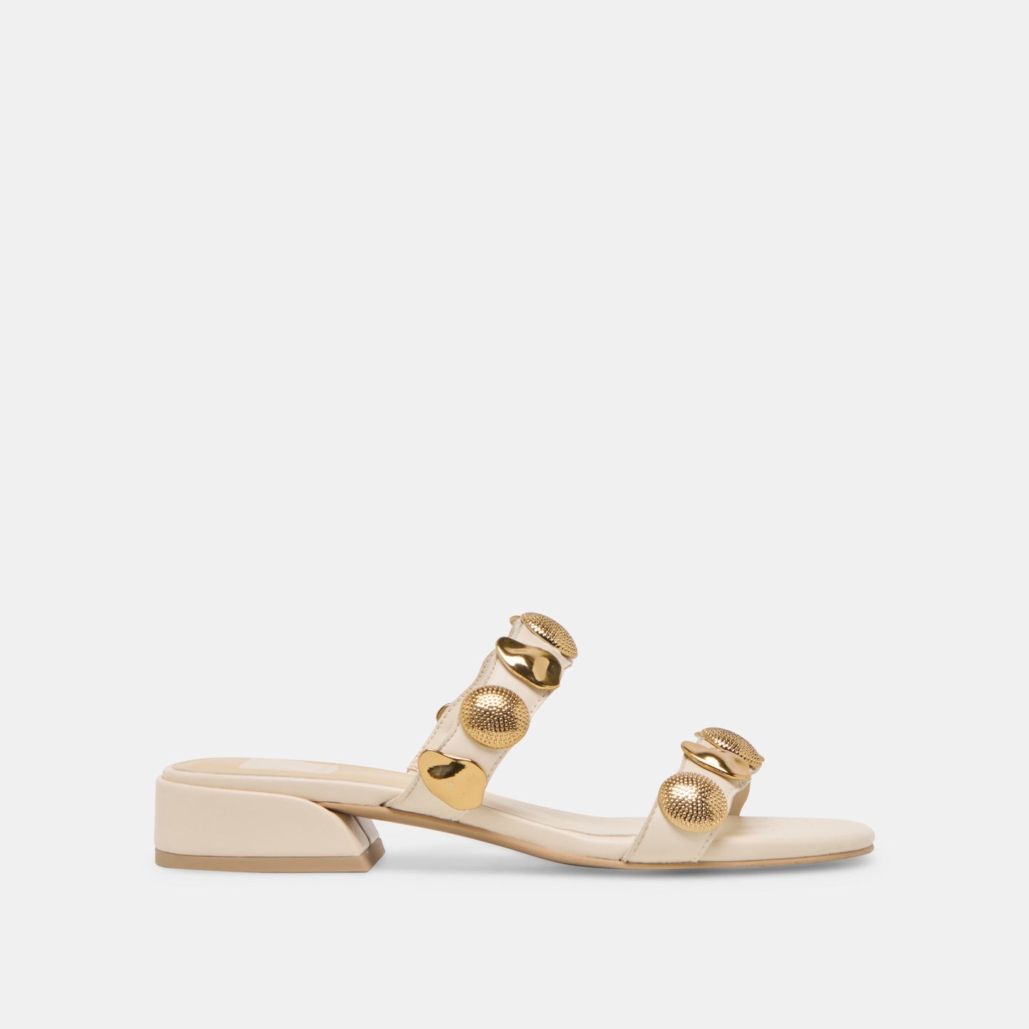 Dolce Vita Farrow Creme Leather Sandals
