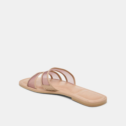Dolce Vita Flori Light Tan Mesh Sandals
