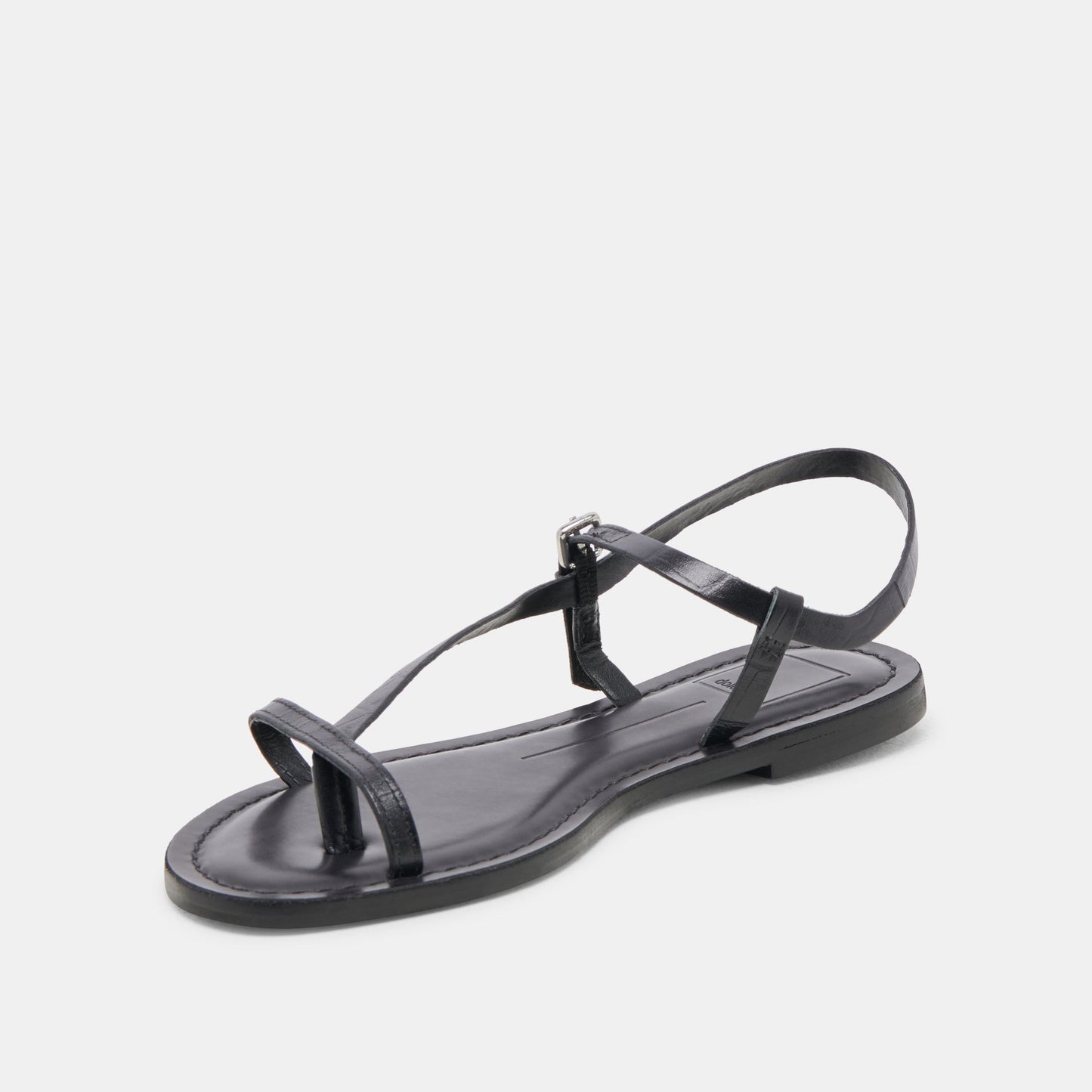 Dolce Vita WANDRE SANDALS NOIR EMBOSSED LEATHER