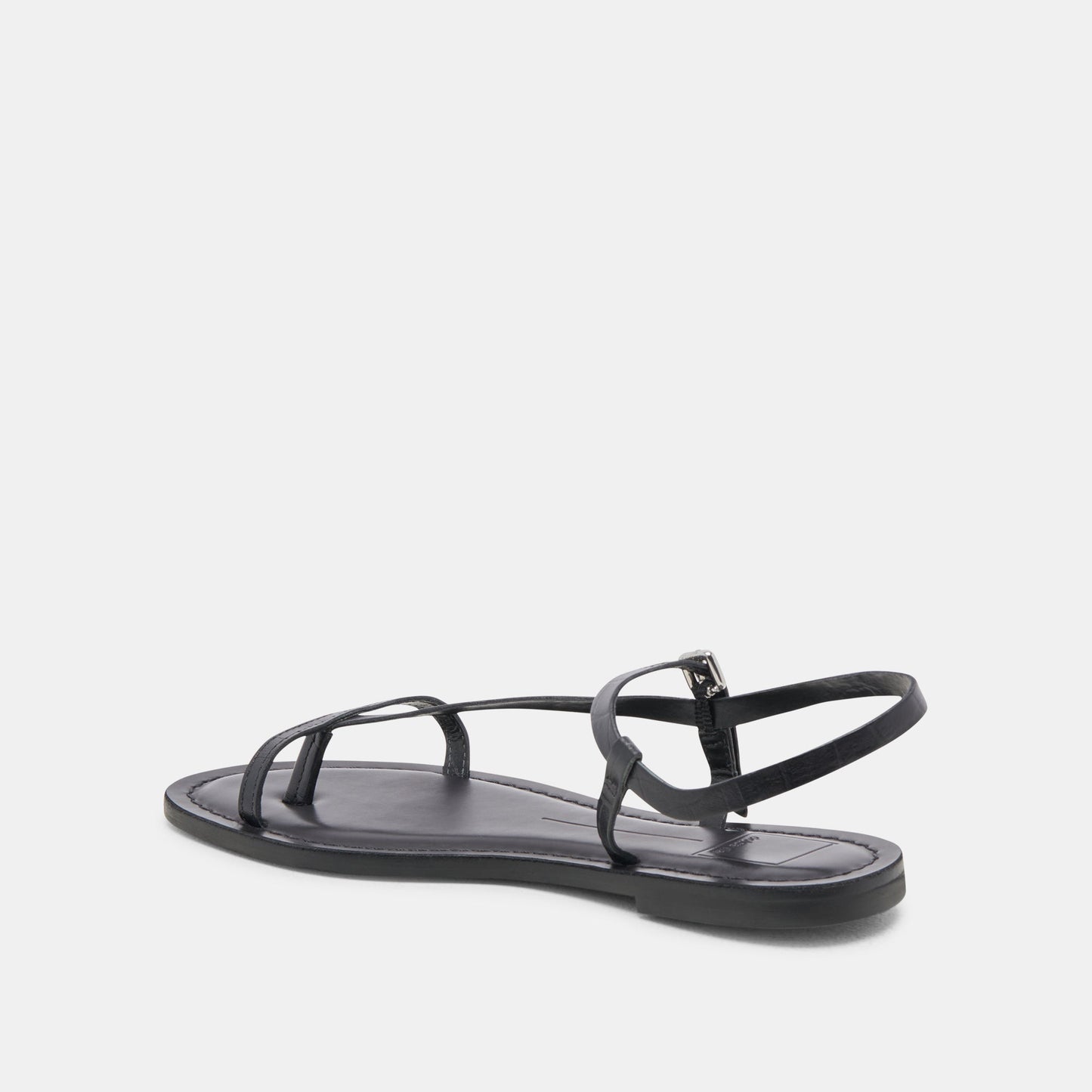 Dolce Vita WANDRE SANDALS NOIR EMBOSSED LEATHER