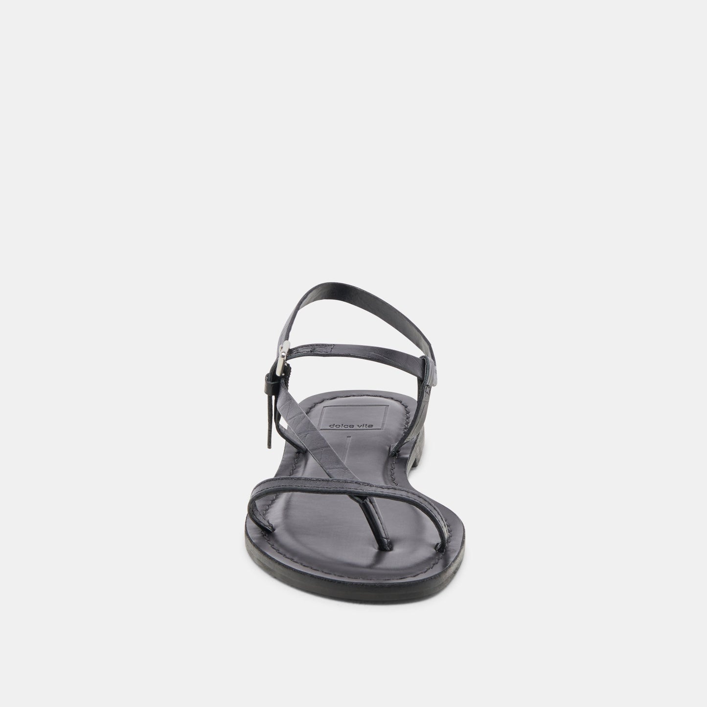 Dolce Vita WANDRE SANDALS NOIR EMBOSSED LEATHER