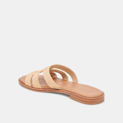 Dolce Vita EMON SANDALS LT NATURAL RAFFIA
