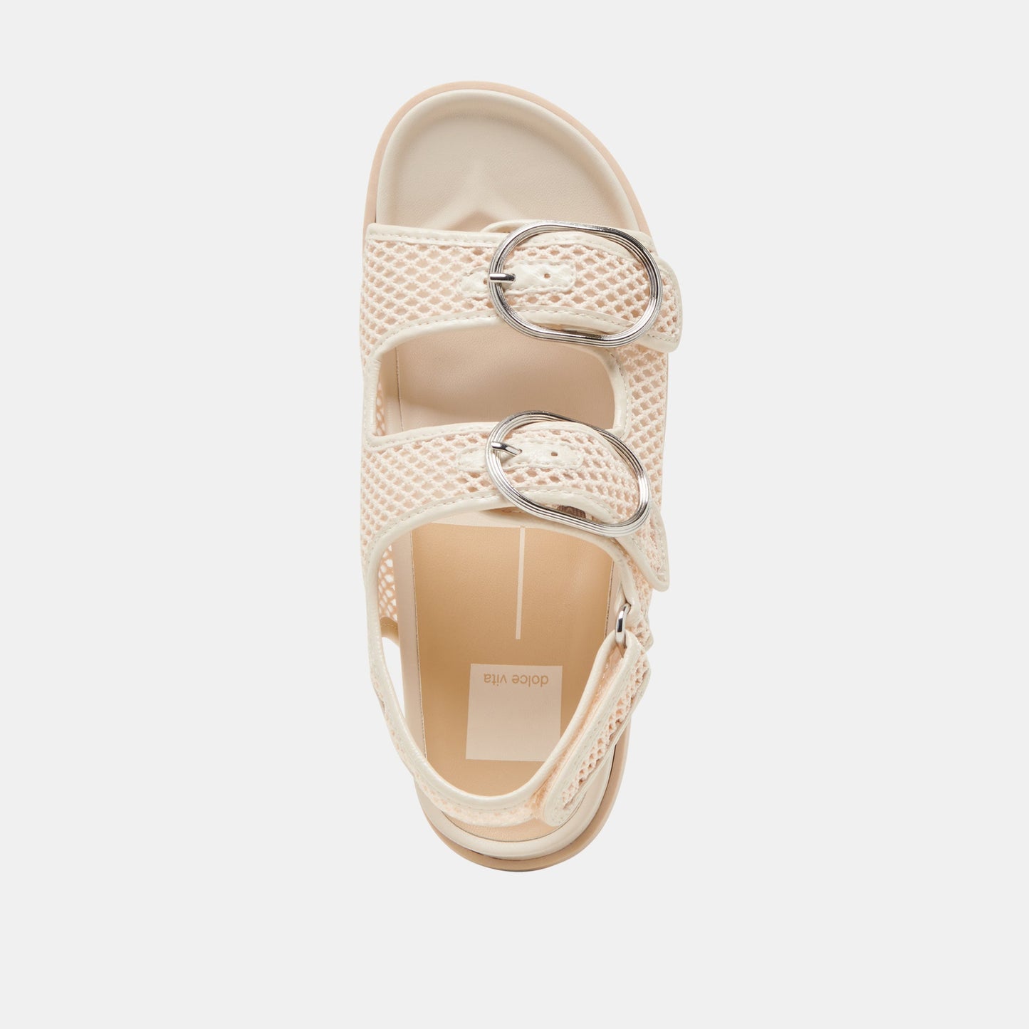 Dolce Vita STARLA MESH SANDALS CREME WOVEN MESH