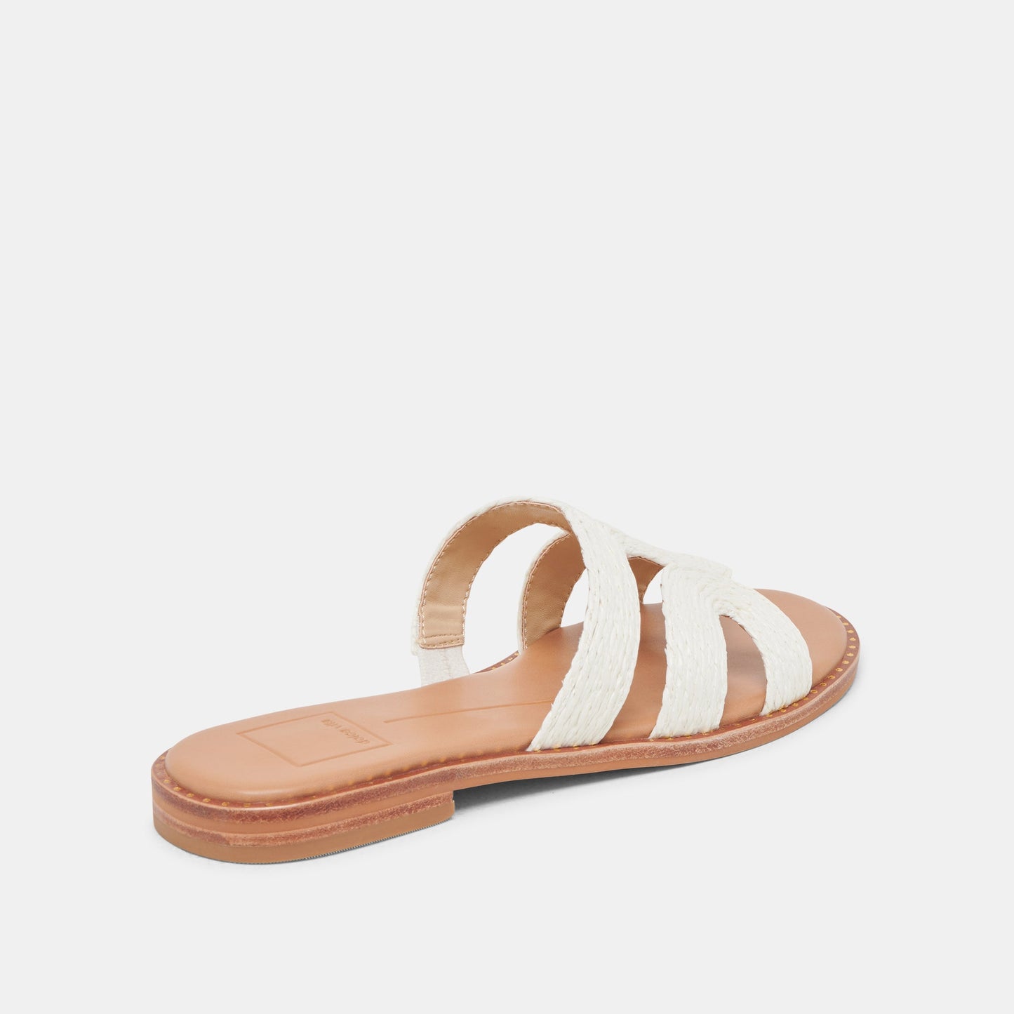 Dolce Vita EMON SANDALS WHITE RAFFIA