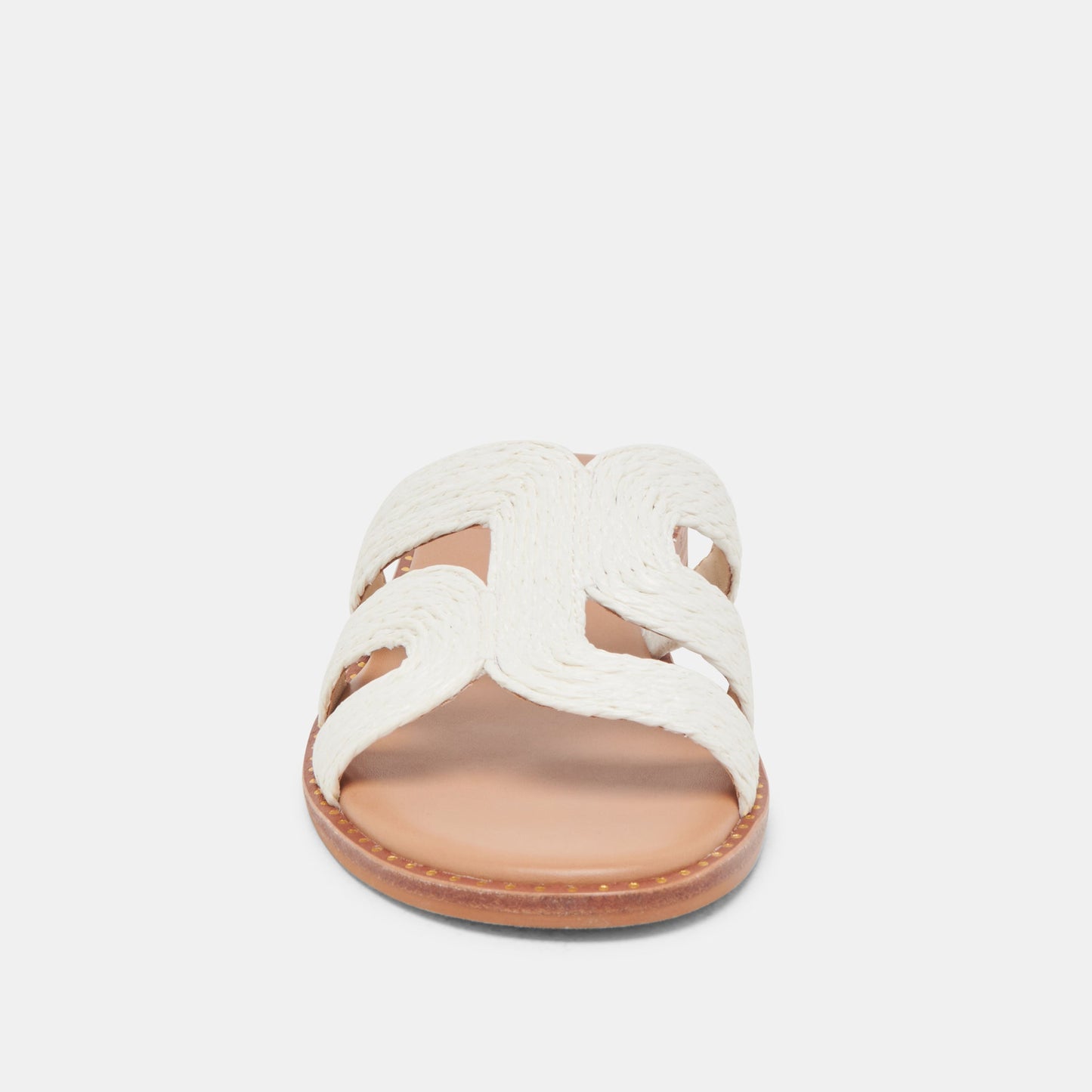 Dolce Vita EMON SANDALS WHITE RAFFIA