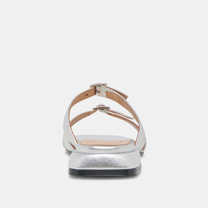 Dolce Vita LAVERN SANDALS SILVER METALLIC LEATHER