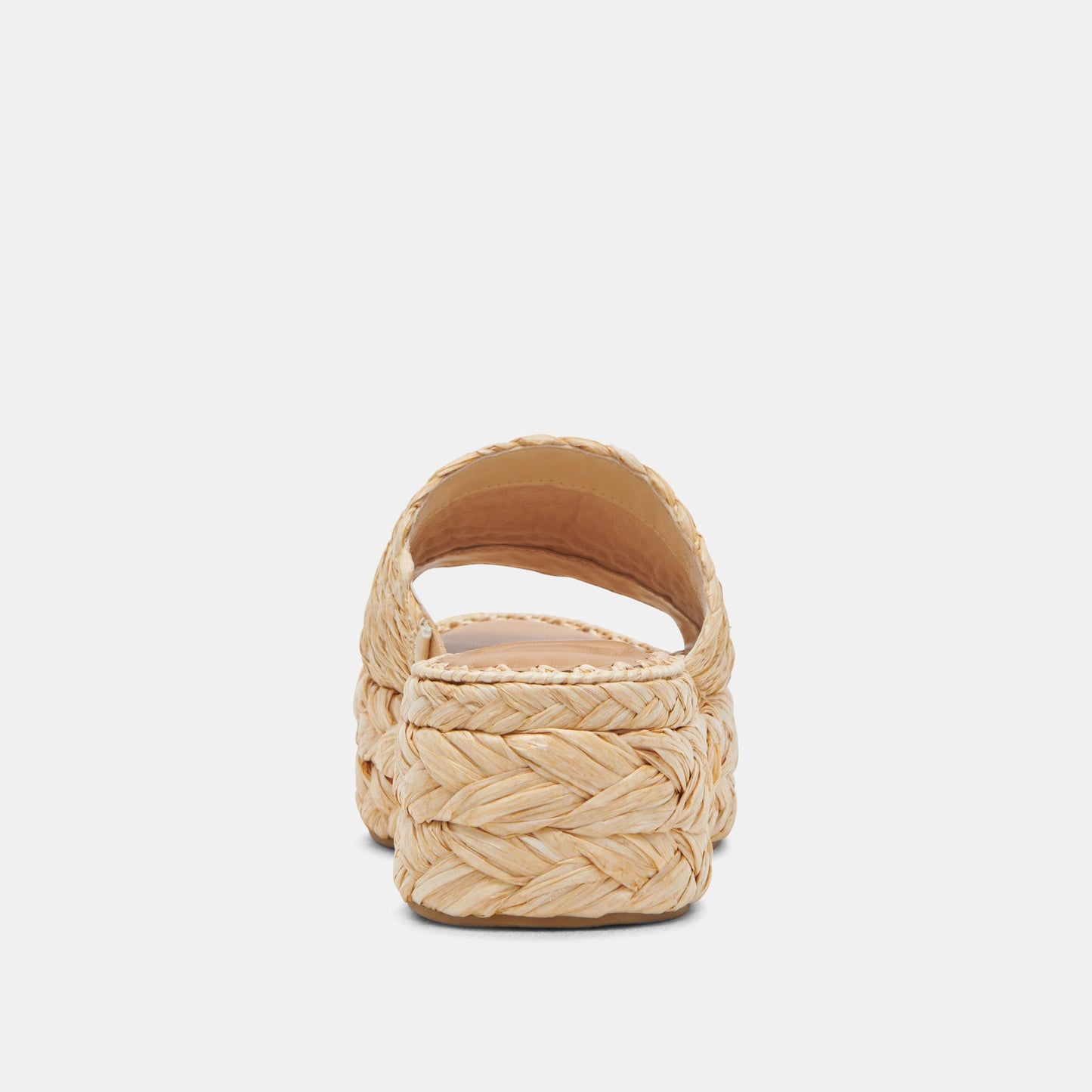 Dolce Vita Chavi Wide Sandals LT Natural Raffia