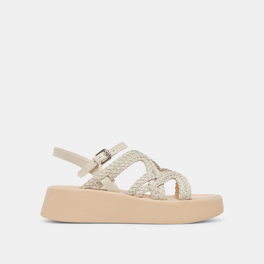 Dolce Vita GATSBY SANDALS CREME LEATHER