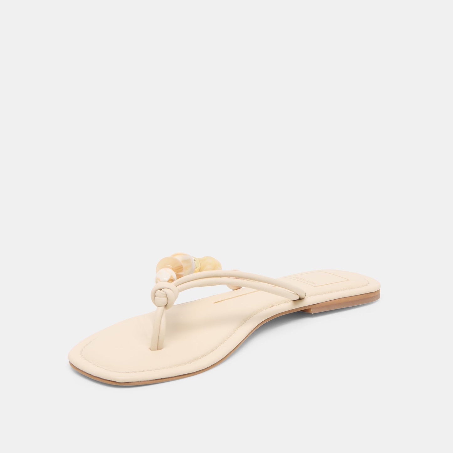 Dolce Vita Cely Ivory Leather Sandals