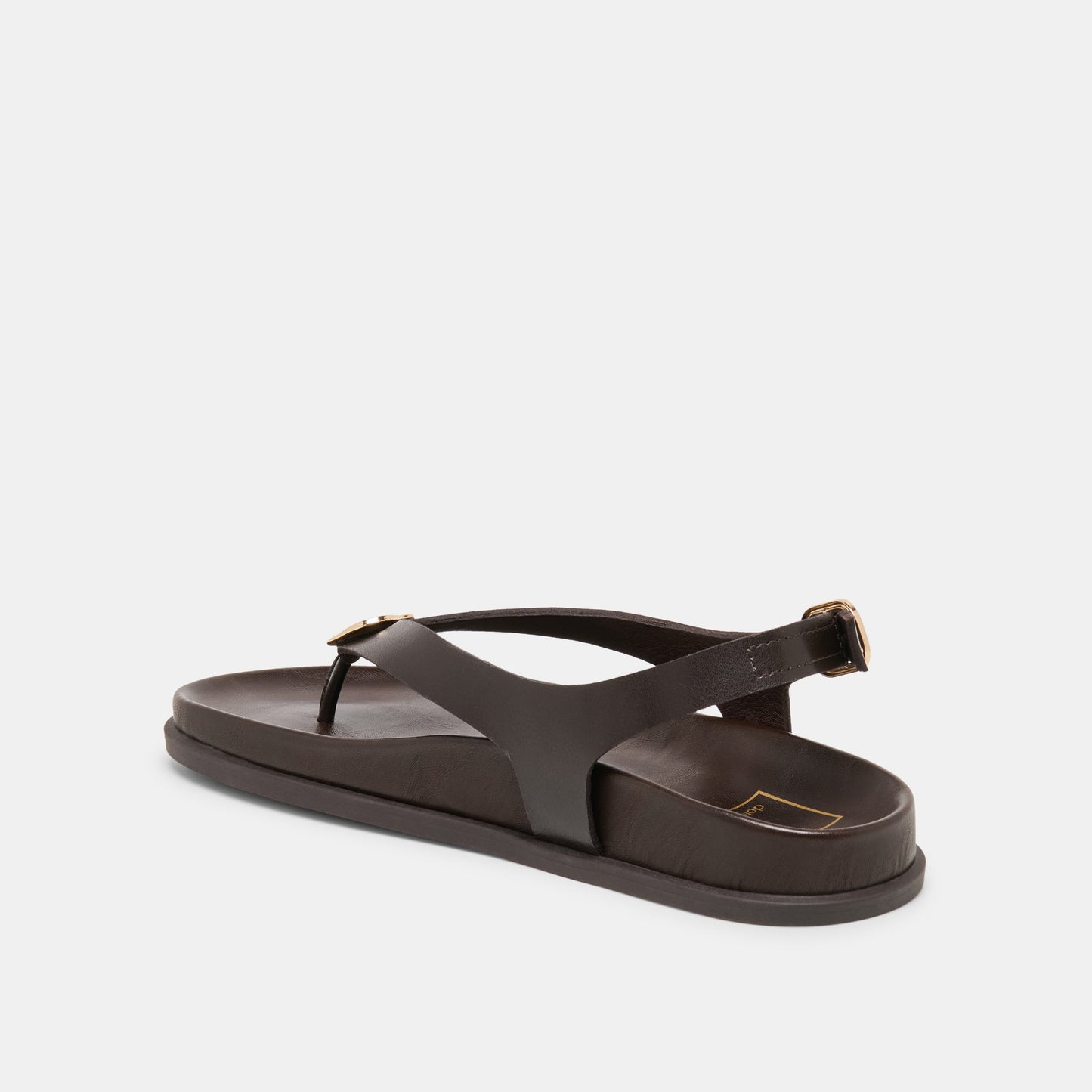 Dolce Vita Jony Dk Brown Leather Sandals