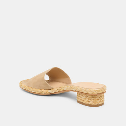 Dolce Vita Dixi Camel Suede Sandals