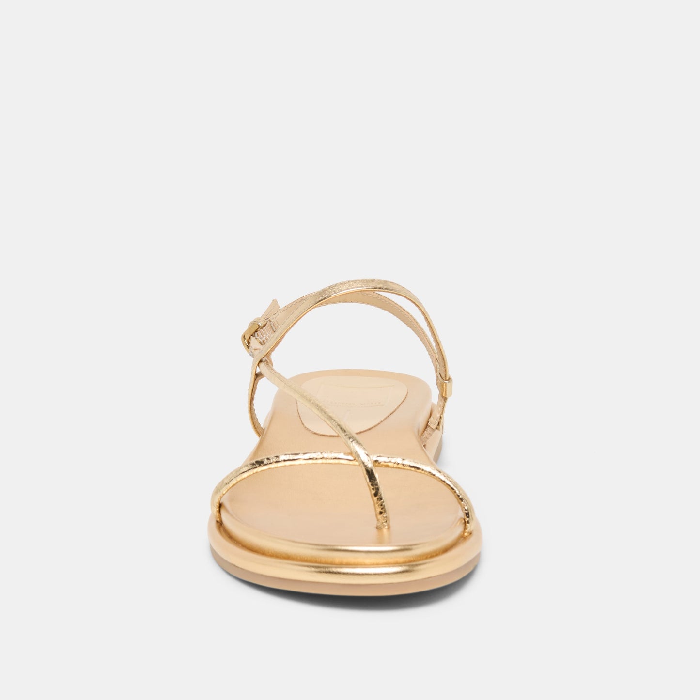 Dolce Vita Dom Gold Distressed Leather Sandals