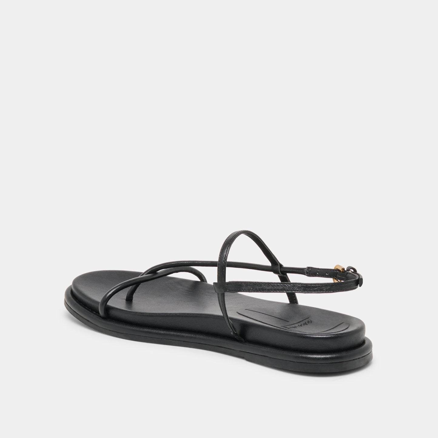 Dolce Vita Dom Black Leather Sandals