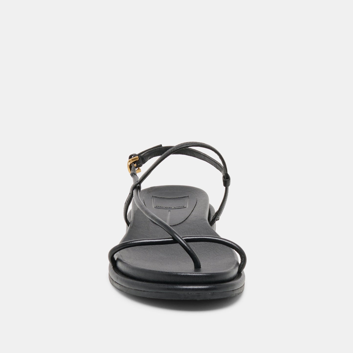 Dolce Vita Dom Black Leather Sandals