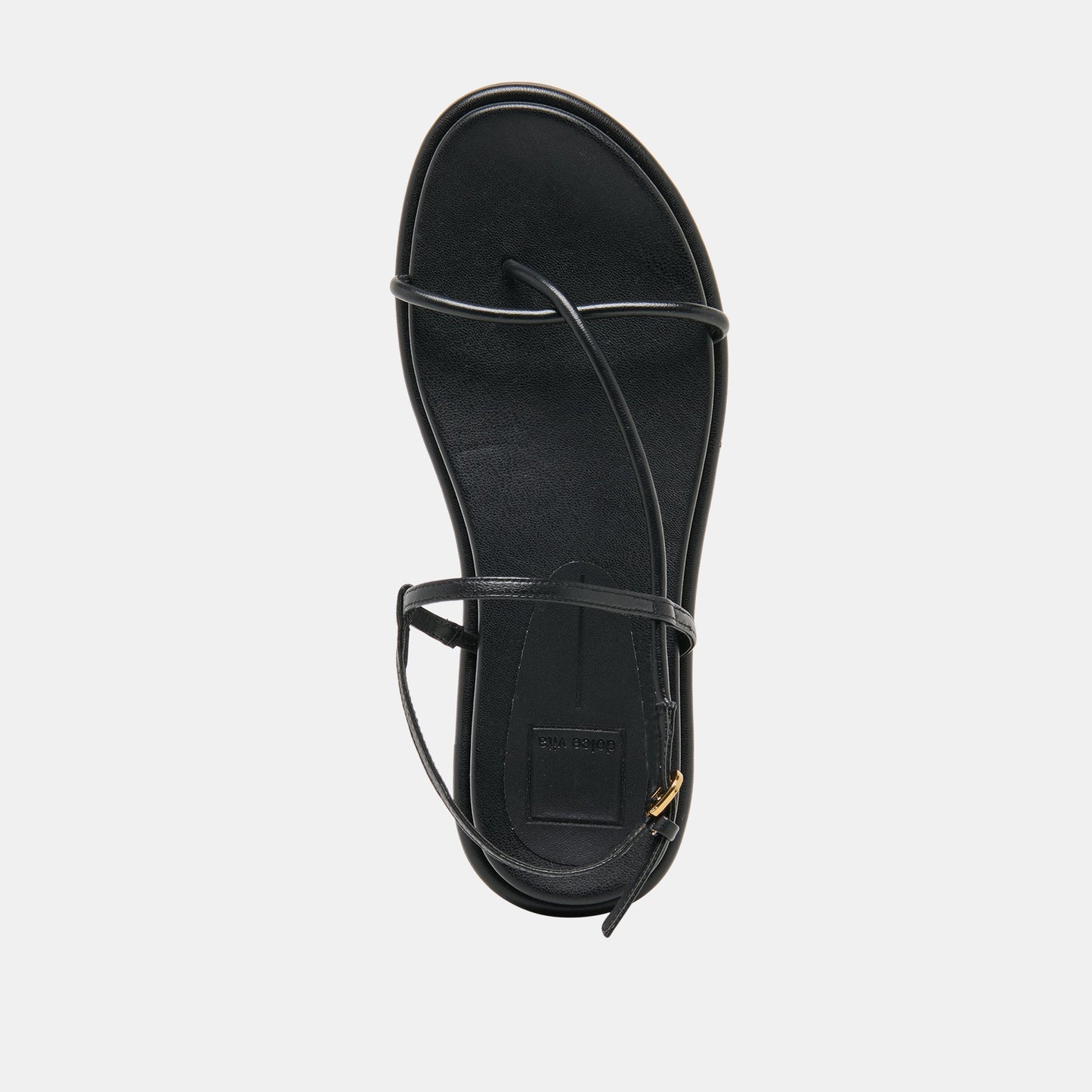 Dolce Vita Dom Black Leather Sandals
