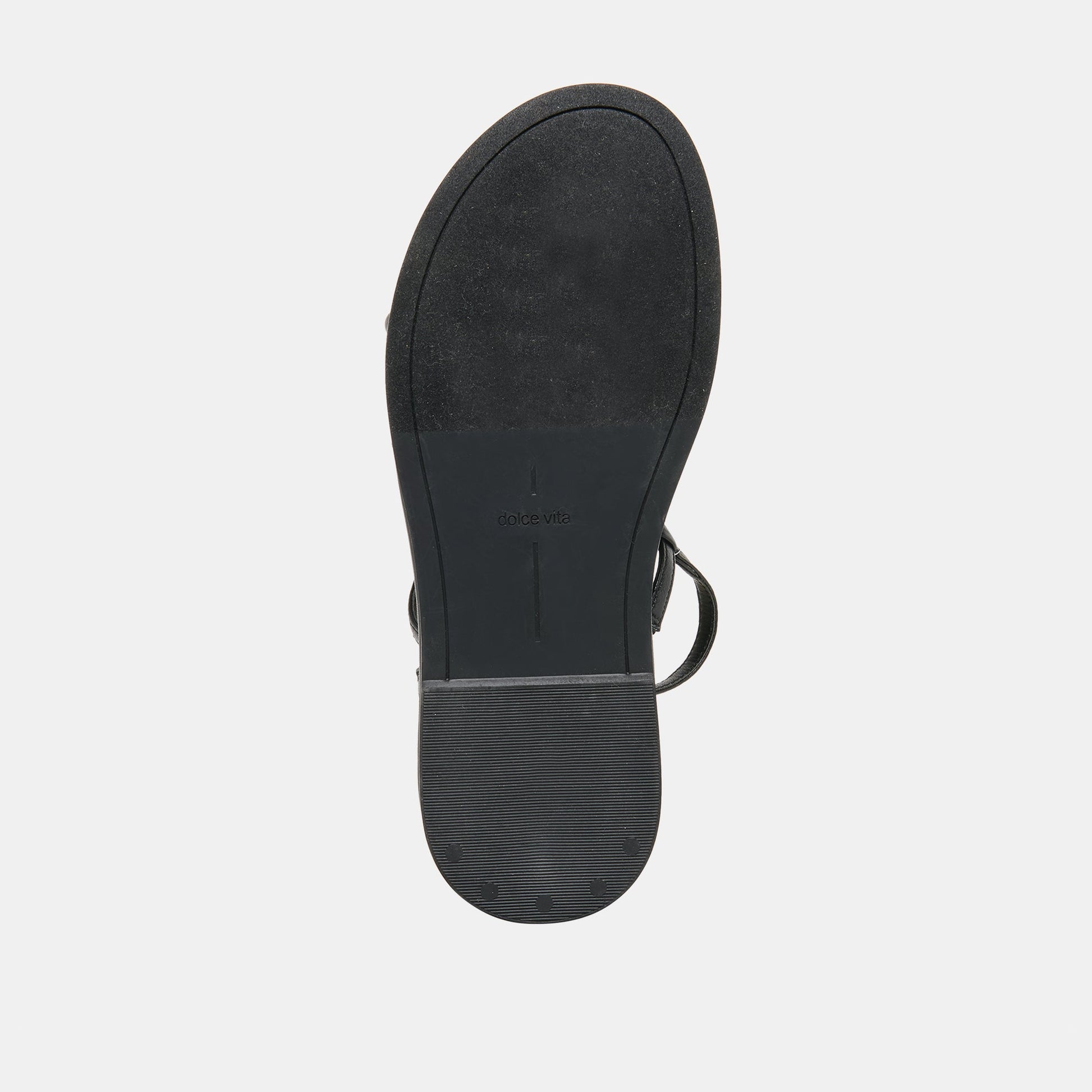 Dolce Vita Dom Black Leather Sandals