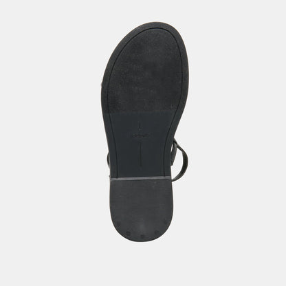 Dolce Vita Dom Black Leather Sandals