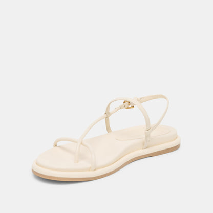 Dolce Vita Dom Off White Leather Sandals