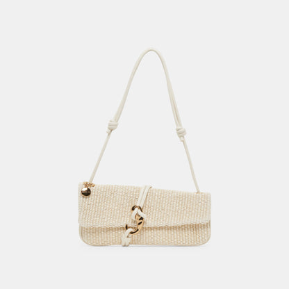 Dolce Vita Alice Natural Raffia Shoulder Bag
